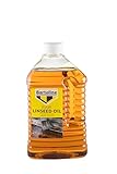 Olio di Lino Crudo Bartoline 2 L – Protettore Naturale del Legno & Trattamento Idrorepellente per Mobili, Pietra & Attrezzature Sportive