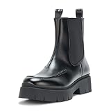 HUGO レディース Leon モダン ランニングスニーカー, ブラックグロス, 28.0 cm