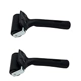 DIYEAH 2 Stück Druckgrafik-Zylinder Farbwalzendruck Roller zum Basteln Werkzeug Druckwalze aus Gummi Farbwalze für Druckgrafik Gummiwalzen Bastelrolle Druckerzeugnisse Abs Schwarz