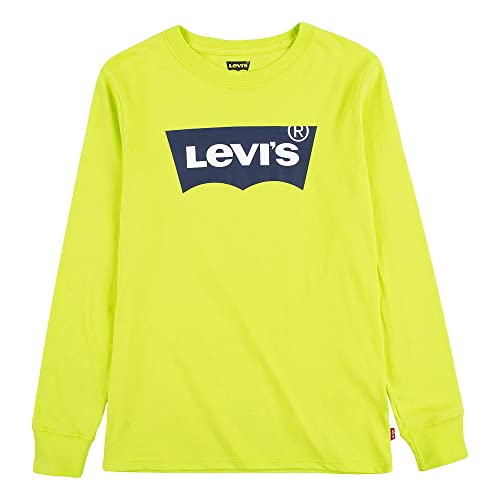 Levi's® Boy's Long Sleeve Batwing T-Shirt (Big Kids) Lime Popsicle Lg (14-16 Big Kid) #TOP18