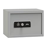 Godrej Security Solutions Forte Pro 15 Litres Safe Locker for Home & Office with Mechanical Key Lock (Grey)