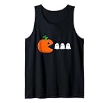 Photo Gallery divertente halloween zucca mangiare fantasmi gamer bambini adolescenti canotta Photo Gallery divertente halloween zucca mangiare fantasmi gamer bambini adolescenti canotta
