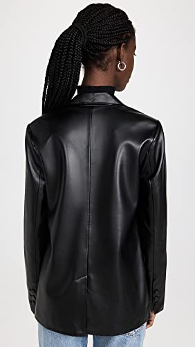 Good American Women's Better Than Leather Blazer3
