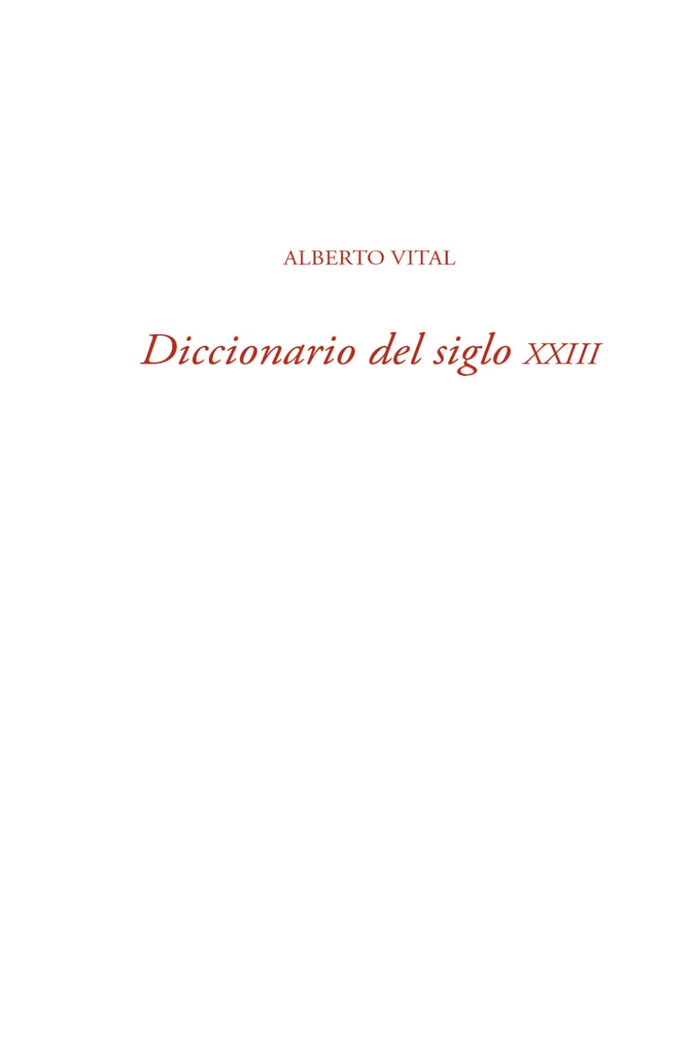 Diccionario del Siglo XXIII