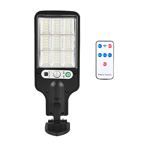 jojomis Lámpara solar de pared con sensor de movimiento para jardín, terraza, patio, porche, 72 LED, 84 x 225 mm