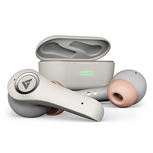 Boult Audio X30 True Wireless in Ear Earbuds with 40H Playtime, Quad Mic ENC, 45ms Xtreme Low Latency, Made in India, Type-C Fast Charging, 3 Equalizer Modes (Rock, BoomX, Hi-Fi), BT 5.1 (Warm Grey)