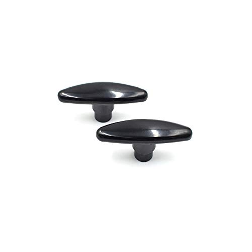HONJIE M10 90mm Female Ball Knobs T Shaped Handle Machinery Clamping Nut Knob-2pcs