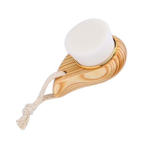 Brosse Douce Pour le Visage,Brosse en Bois pour le Visage Brosse Visage Manuelle Brosse Portable Brosse Nettoyante Brosse Manuelle Ultra Douce Brosse Visage Nettoyante pour Homme et Femme