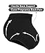 KUNINDOME Belly Support Briefs for Dresses and Pants, Black, X-Large