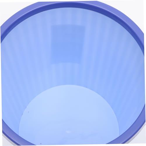 Cabilock basurero plástico redondo pequeño morado miniatura 6