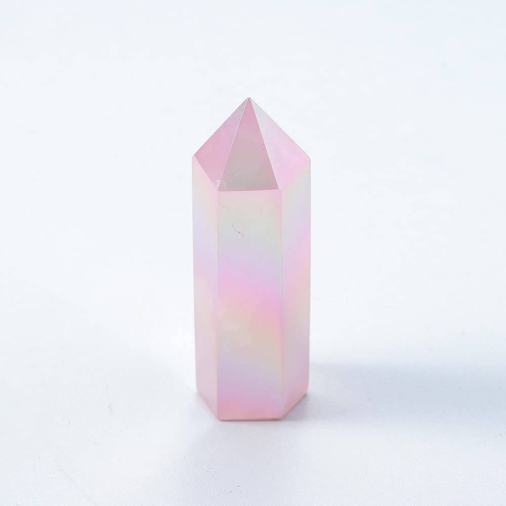 【一点物】ピンク オーラ 水晶 クォーツ ポイント 原石✩.*˚ 一点物】ピンク オーラ 水晶 クォーツ ポイント 原石✩.*˚ 一点物