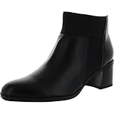 Naturalizer Womens Story Leather Ankle Chelsea Boots Black 7.5 Medium (B,M)