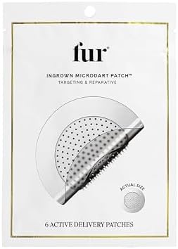 Fur Ingrown Microdart Patches | Microneedle Patches | 6 Count Pack