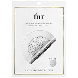 Fur Ingrown Microdart Patches | Microneedle Patches | 6 Count Pack | Razor Bump Treatment | Targets Trapped Hairs | Salicylic Acid Spot Treatment | 170+ Microdarts For Targeted Delivery