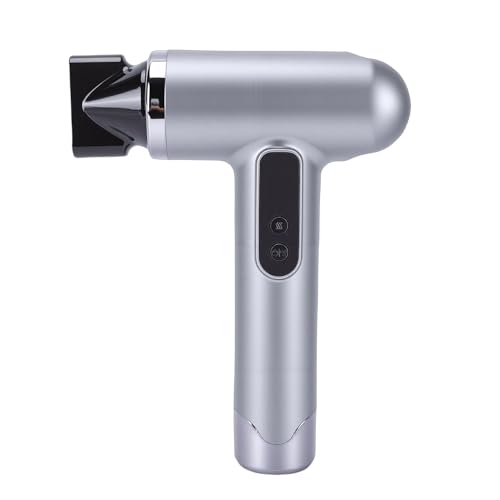 AMONIDA Secador de Pelo Inalámbrico, Secador de Pelo Recargable USB de 15600 MAh, de Ajustable con Viento Frío y Caliente, Ideal para Dormitorios Universitarios, Viajes y Acampadas