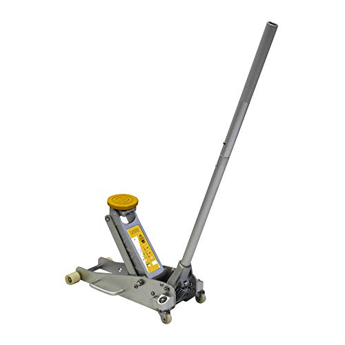 MAXTOOLS, TJA1350 Hydraulic Trolley Jack 1350 kg Super Light Aluminium with Removable Handle with Quick Coupling Weight 10 kg