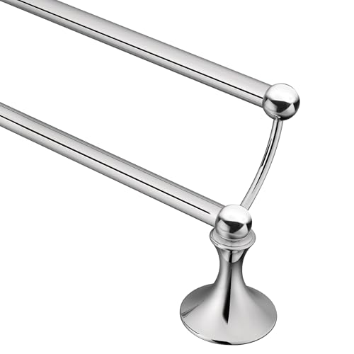 Barre double pour serviette de bain humide Moen DN7722CH chrome - 2