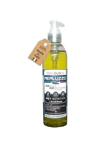 100% natürliches Kabeljauöl zur Tierernährung 250ml Tiernahrung