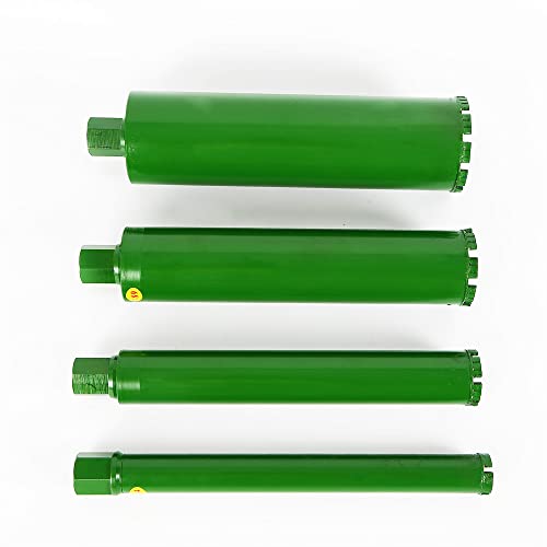 NeNchengLi 4 forets diamantés humides pour béton 2,2" 3" 4" 5" pour béton Wet Diamond Core Drill Bit for Concrete Masonry 22 mm Thread Cover