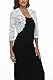 MISS MOLY Bolero Damen Festlich Spitze Jacke Kurz Hochzeit 3/4 Ärmel Strickjacke Oberteil