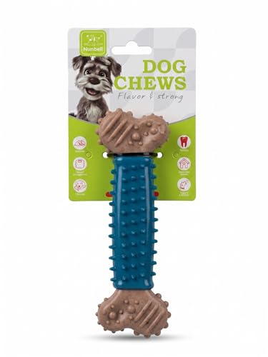 Nunbell Jouet à Mâcher pour Chien Résistant - Jouet Dentaire - Saveur Boeuf – Vignette