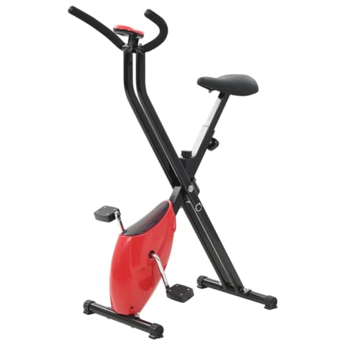 Vidaxl Bicicleta Estática X-Bike Resistencia Cinta Roja Máquina Musculación