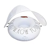 Rae Dunn Toddler Float with Canopy by CocoNut Float Row Row Row Your Boat Theme - Child Sized Inflat