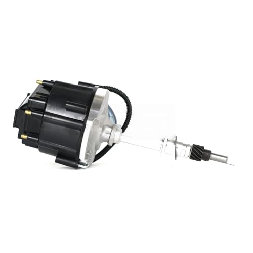 Complete Distributor Ignition HEI Fit For Jeep AMC V6 Engines 232 258 CJ 6 Cylinders Black Cap Electronic Distributor