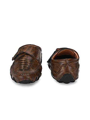 Big Fox Men's Ethnic Footwear Perforated 4 Roman Sandals