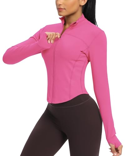 QUEENIEKE-Womens-Athletic-Workout-Jackets-Cottony-Soft-Full-Zip-Slim-Fit-Running-Jacket-0703