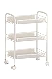 Regalos Miguel - Almacenaje - Carrito Verdulero 3 Estantes Kitchen - Blanco