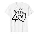 Funny Birthday Trip Hello 40 Heart