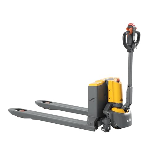 Xilin Electric Powered Pallet Jack 3300lbs Capacity Lithium Battery Walkie Pallet Truck 48"x27" Fork Size