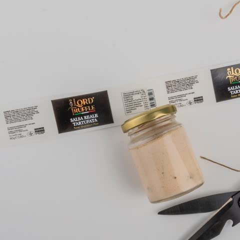 Lord Truffle | Trio de sauces à la truffe, 3 paquets de 80g, 1 sauce à la truffe blanche 80g, 1 sauce à la truffe noire fraîche 80g et 1 sauce à la truffe Bianchetto 80g, qualité 100% italienne