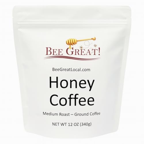 Bee Great Honey Coffee, Ground...