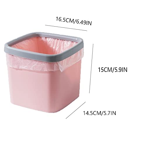 Ciieeo 1pièce Poubelle Plastique Carrée Avec Design Bac à Déchets Pratique Pour Maison Pour Chambre Salon Cuisine Et Bureau