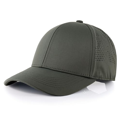Image of CHOK.LIDS Cooling Trucker Hat Performance Cooling Mesh Back Flat Bill Hat Waterproof Dry Baseball Cap Fitted Hats for Men