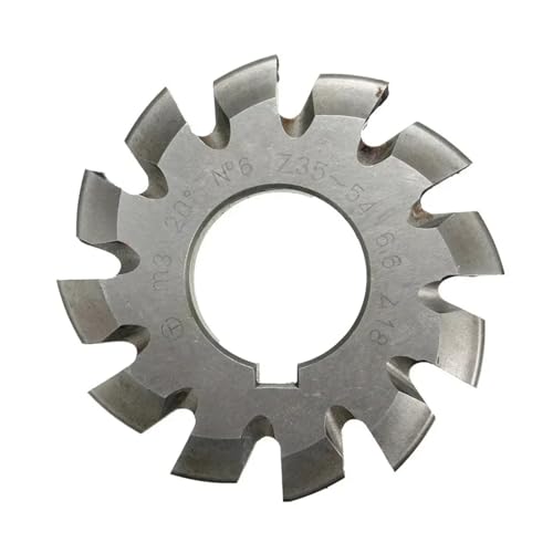 Fresas HSS modulo M1.25 herramienta de corte PA20 grados 6