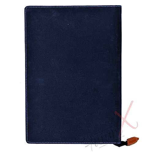 Image of FUTURE X 20 Leaf Multipurpose Leatherette Professional File Folders for Certificates, Documents Holder, Portfolio, Executive File Legal Size Documents Holder for Men and Women (Blue Orange)