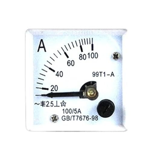 Ampèremètre AC à aiguille 99T1-A avec cadran haute lisibilité de 1A à 30A