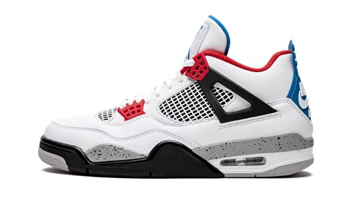 Nike Men's Air Jordan 4 'What The' Retro SE Blue/Red/White CI1184-146 (Size: 13)