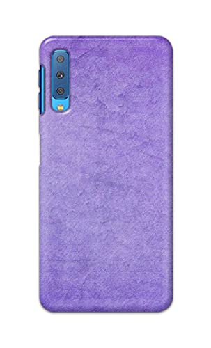 Image of Plain Purple Hard Back Case Cover for Samsung Galaxy A7 (2018), SM-A750F /DS, SM-A750G, SM-A750FN /DS Back Cover -(J5) VNS2226