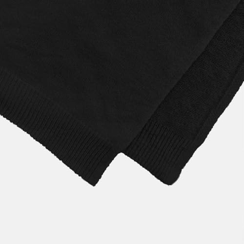 JiXiang Poncho Sweater Women Mock Neck Batwing Sleeve Fall Trendy Casual Knit Pullover Irregular Hem Elegant Cape Wrap Tops - image 6