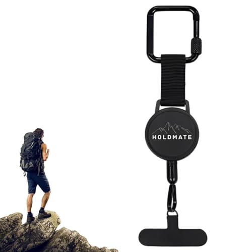 Holdmate Phone Holder Anti-Drop Phone Strap Adjustable Wrist Lanyard for Secure Grip Universal Fit for Skiing Commuting Walking and Photography Fits All Phone Models (1pcs)