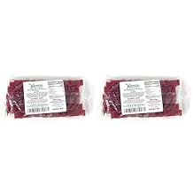 YANKEETRADERS Red Raspberry Licorice Twists, 1 Pound Pack Pack of 2