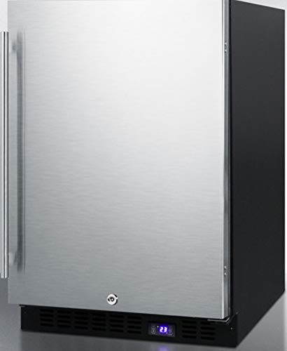 Summit 24” Freezer, Built-in, Outdoor Freezer, 4.6 cu.ft. Capacity, Stainless Steel- SPFF51OS on Fridge.com