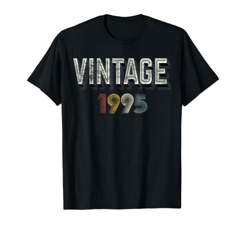Retro vintage best of 1995 t awesome since birthday gifts Camiseta