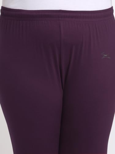 Image of Soft Cotton Ankle Lenght Solid Regular and Plus 35 Colours Leggings for Womens and Girls (Sizes :- M to 6XL)