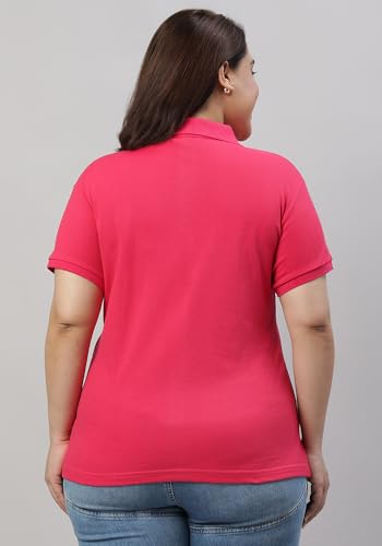 Image of Wear Your Opinion Womens Plus Size Polo Collar Neck T-Shirt Top