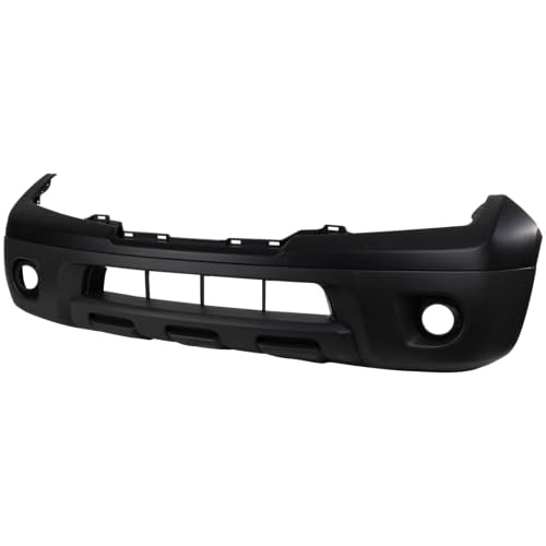 Evan Fischer Front Bumper Cover Compatible With 2009-2021 Nissan Frontier For Models With 1 Piece Bumper With Primed Upper and Textured Lower CAPA